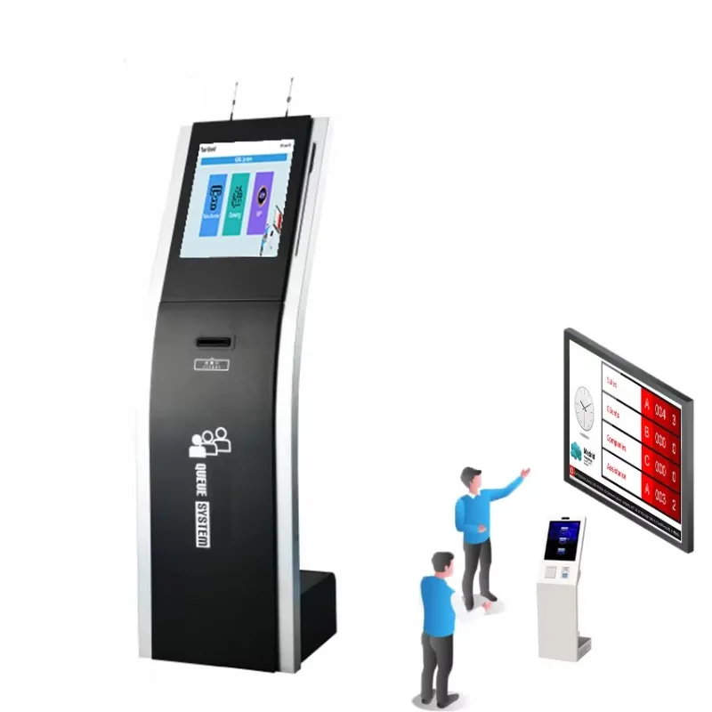 Software Wired Wireless Touch Screen LED Display LCD TV Display Bank Hospital Waiting Queue System Machine