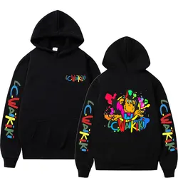 Lc Waikiki-Sudadera con capucha y estampado de Mono para hombre y mujer, suéter de algodón con estampado divertido de dibujos animados, de alta calidad