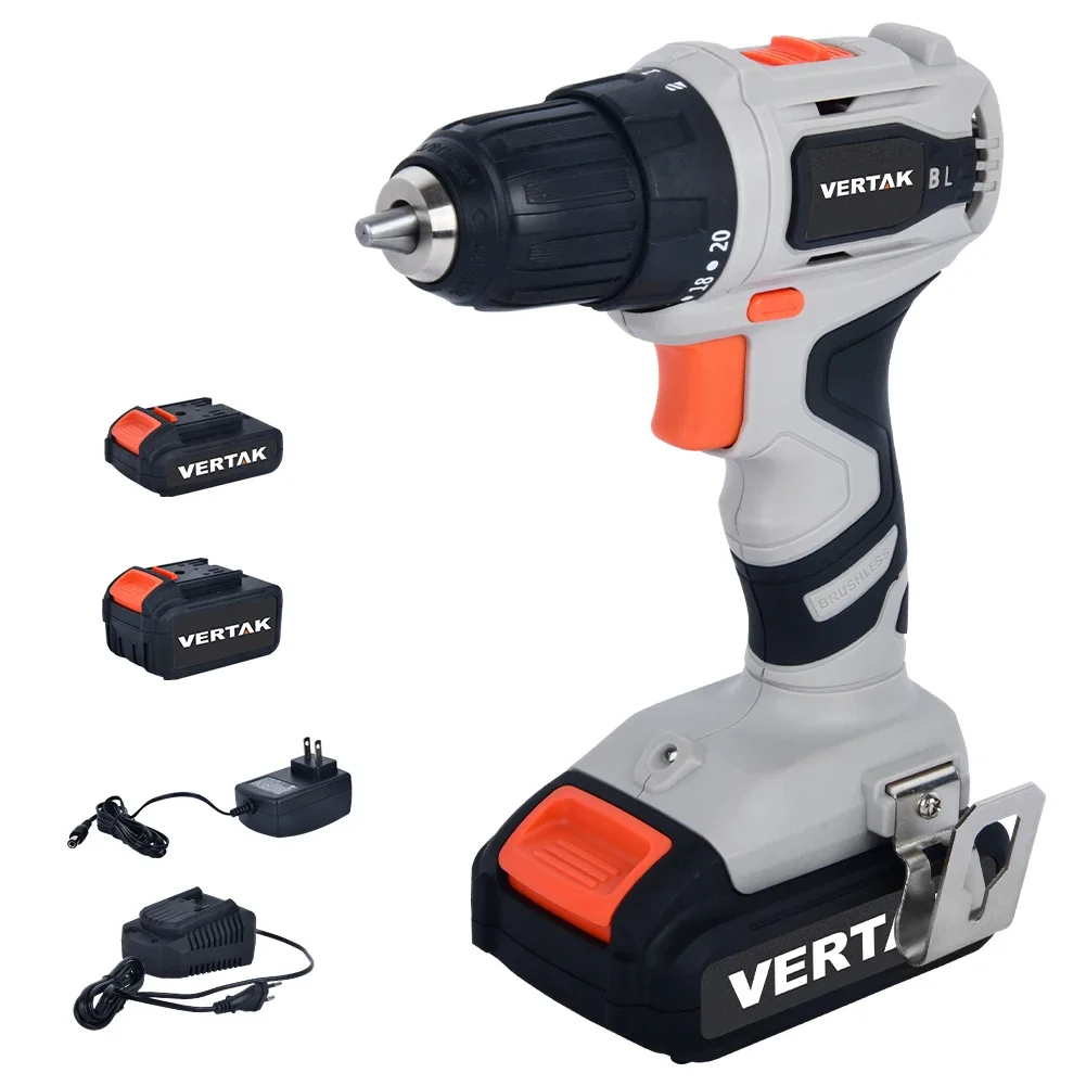 Vertak Handheld Mini Electric Screwdriver Cordless Electrician Screwdriver With Brushless Motor