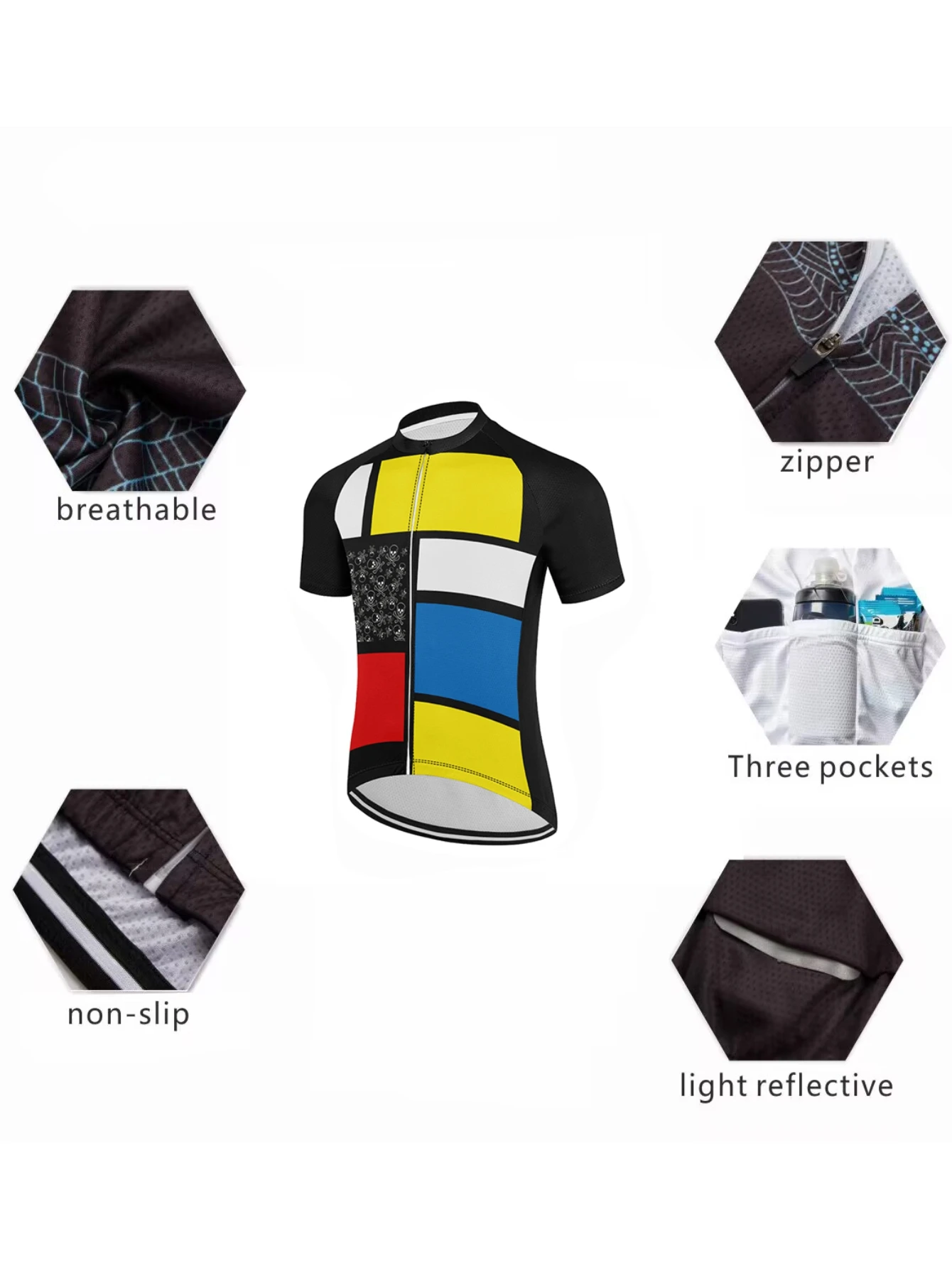 Maglia da ciclismo uomo abbigliamento da Mountain Bike Quick-Dry Racing MTB abbigliamento da bicicletta uniforme traspirante abbigliamento da ciclismo