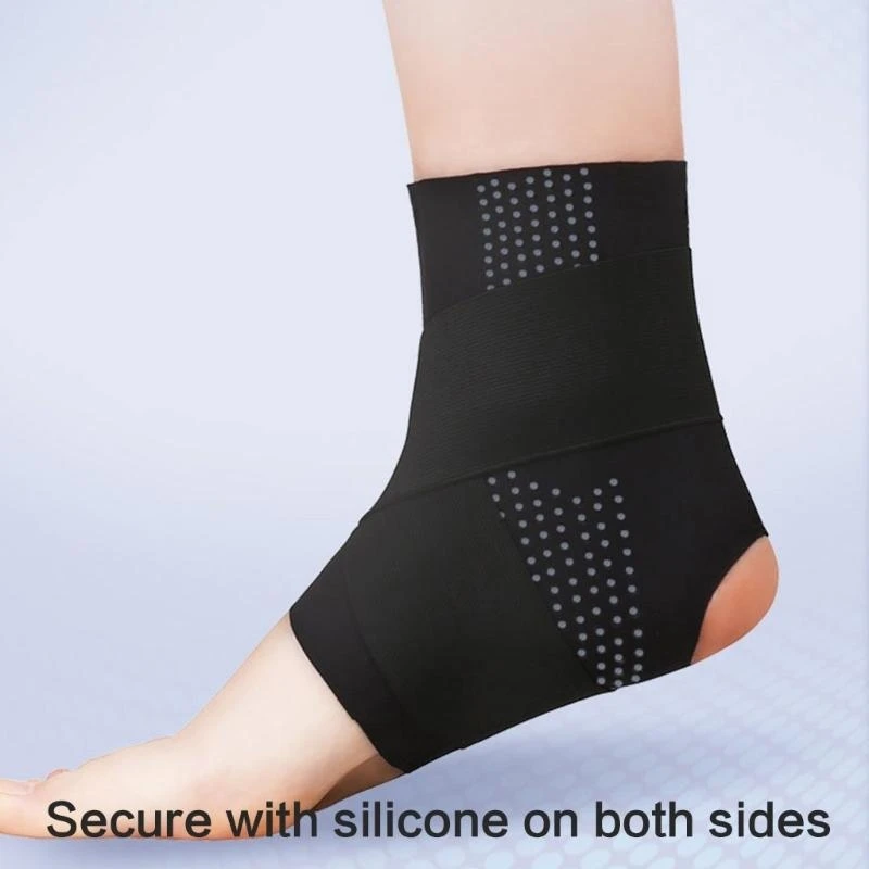 

Q22D комфортный бандаж на щиколотке со сжатым рукавом, нескользящая дышащая ткань, бандаж на лодыжку для тренировок по крестам,