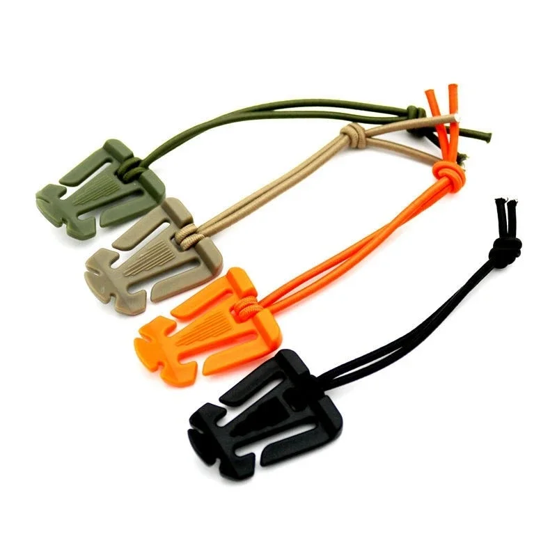 5-15pcs Tactical Gear Clip Molle Web Dominators for Backpack Straps Management Buckle Carabiner Clips Tube Strap Attachments