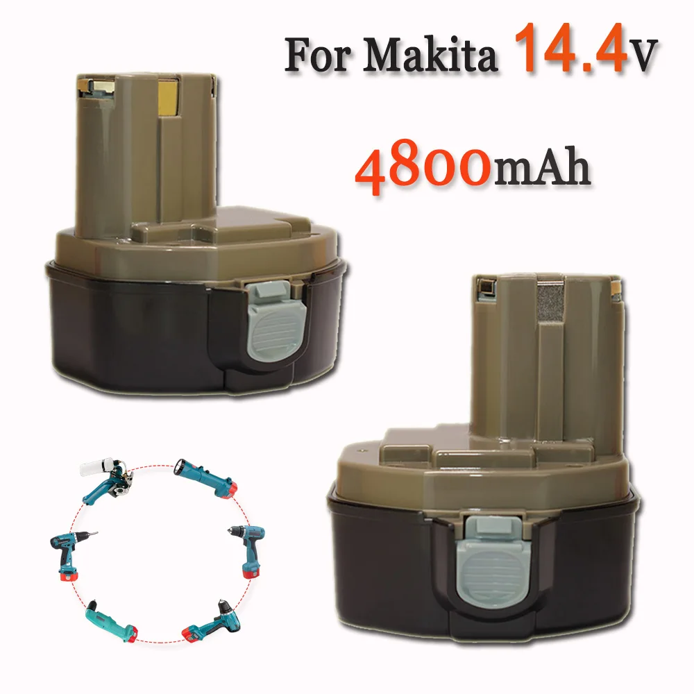 

For Makita 14.4V 4800mAh High-capacity Battery ，Compatible PA12 PA14 PA09 PA18 9100 1220 1420 1435 6270D 6280D