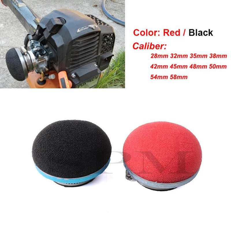 28mm-60mm Motorcycle Stright Foam Air Filter Sponge Cleaner for Motorcycle 2-Stroke Engine Pocket Bike Mini Moto Scooter Mower