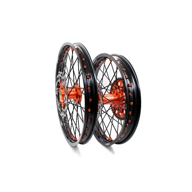 

【2025】 21 дюйм. 19в. Колеса для KTM SX SX-F XC SXF 125-530CC 2003-2024 внедорожные спицевые диски со звездочками и тормозным диском