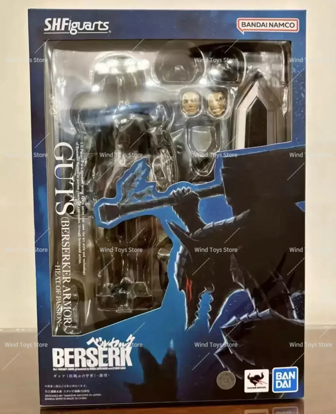 100% الأصلي بانداي Sh Figuarts Shf الشجاعة Berserker درع الحرارة العاطفة عمل أرقام أنيمي نموذج اللعب التماثيل البلاستيكية هدية #2