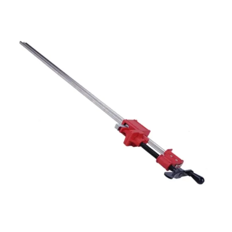 The Carpenter Uses a Steel Pipe Fixture with a Fixed Splint to Hold Heavy Carpentry Tools with a Zinc Surface Treatment