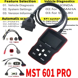MST 601 PRO 6IN1 Motorcycle Scanner OBD2 Code Reader Automotive Diagnostic Tool Fit for Suzuki for Honda for Yamaha MST-601 Pro