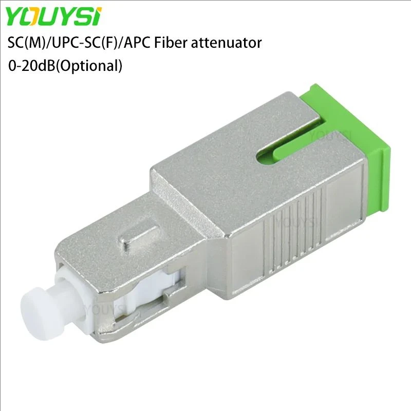 5PCS/bag SC(Male)/UPC-SC(Female)/APC Singlemode Fiber Optical Attenuator SC/UPC-SC/APC 1dB 2dB 3dB 5dB 7dB 10dB 15dB 20dB