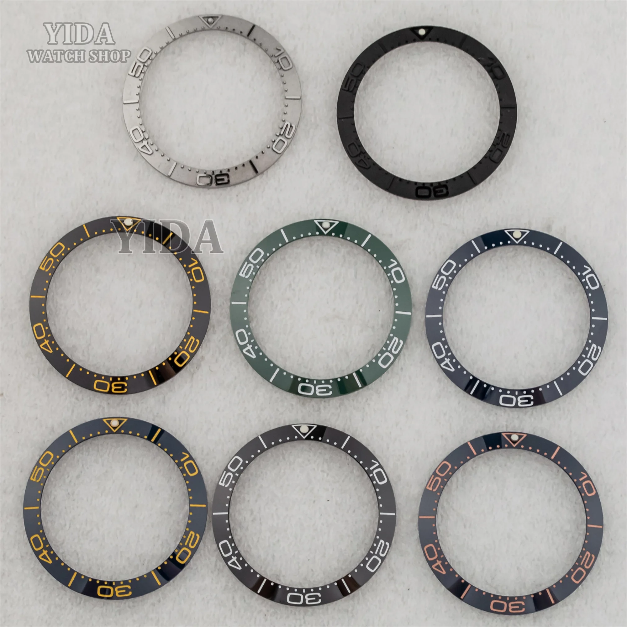 Ceramic Bezel For Seamaster 300 Watch Insert Fit 41MM Case Watch Accessories Watch Ring Outer Diameter Face Watch Replacements