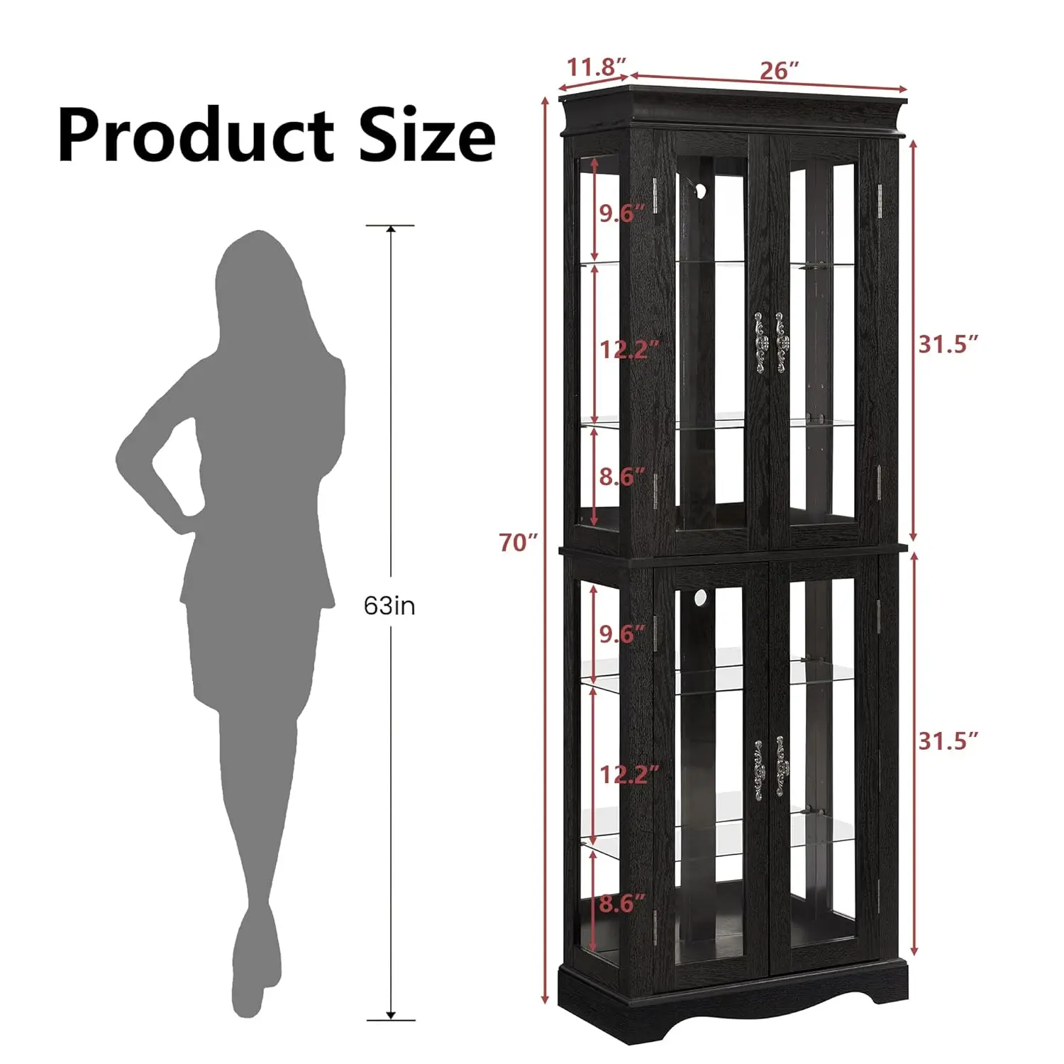 Thumbnail 2 - #14 Latest Glass Display Cabinets Offers