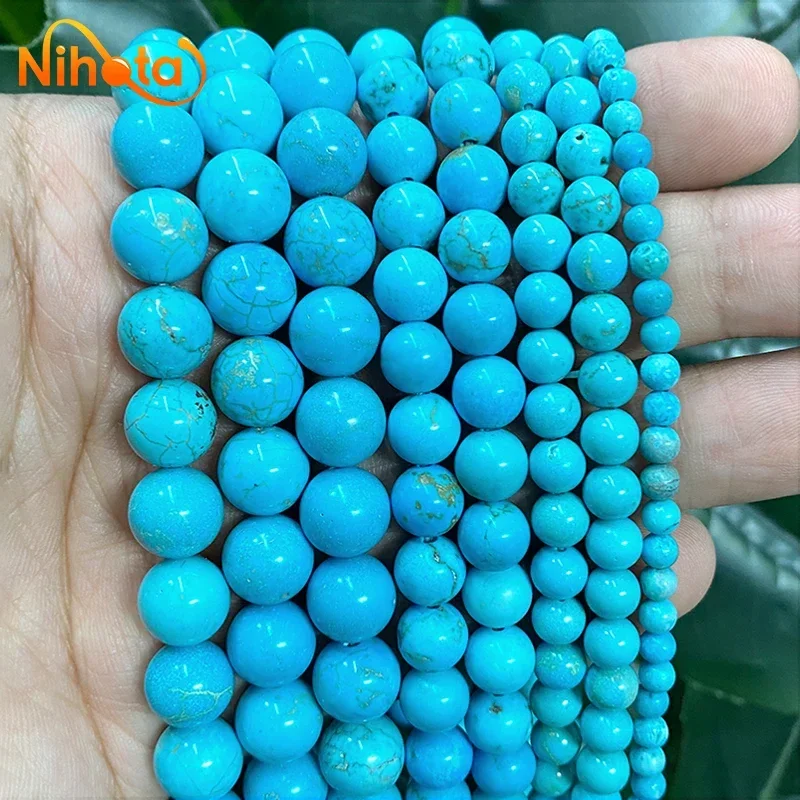 Natuursteen Kralen Jaspers Amazoniet Turkoois Agaat Ronde Kralen voor Sieraden Maken Diy Armband Oorbellen 4/6/8/10/12mm