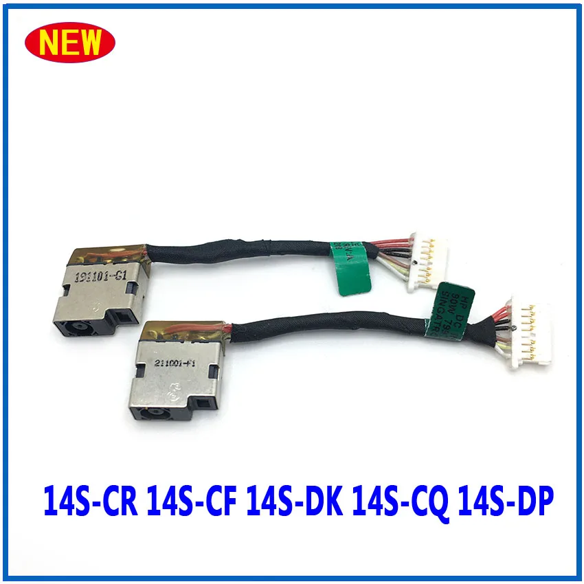 1-10 PCS New Laptop DC Power Jack Cable For HP 14S-CR 14S-CF 14S-DK 14S-CQ 14S-DP