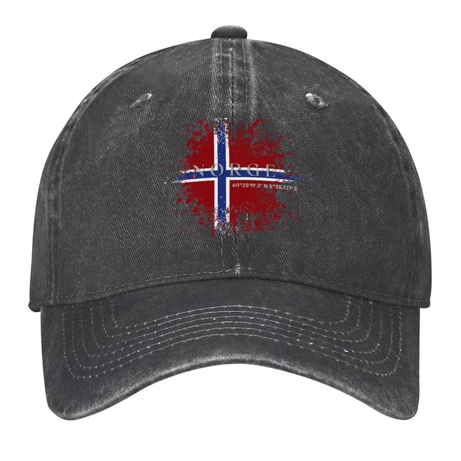 

Norway vintage grunge flag Baseball Cap Icon Gentleman Hat Uv Protection Solar Hat Christmas Hat Baseball For Men Women's