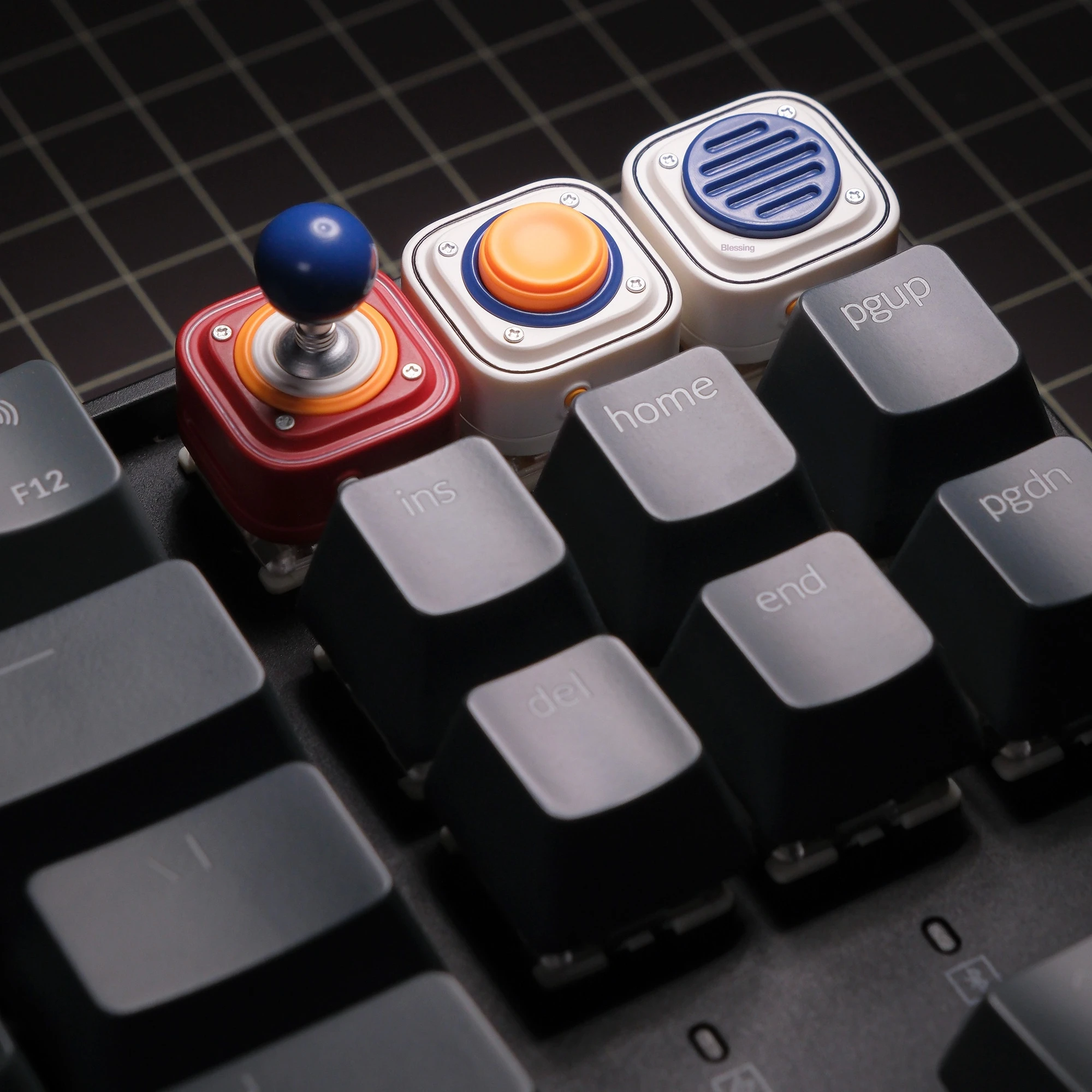 Arcade Joystick Keycap Single Custom Mechanical Keyboard Resin Keycap Personalized DIY Replacement Decorative Keycap