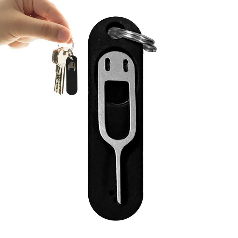 Sim Ejector Tool Needle Opener Sim Card Removers Sim Card Tray Eject Pin Card Tray Opening Tool With Detachable Keychain Charm