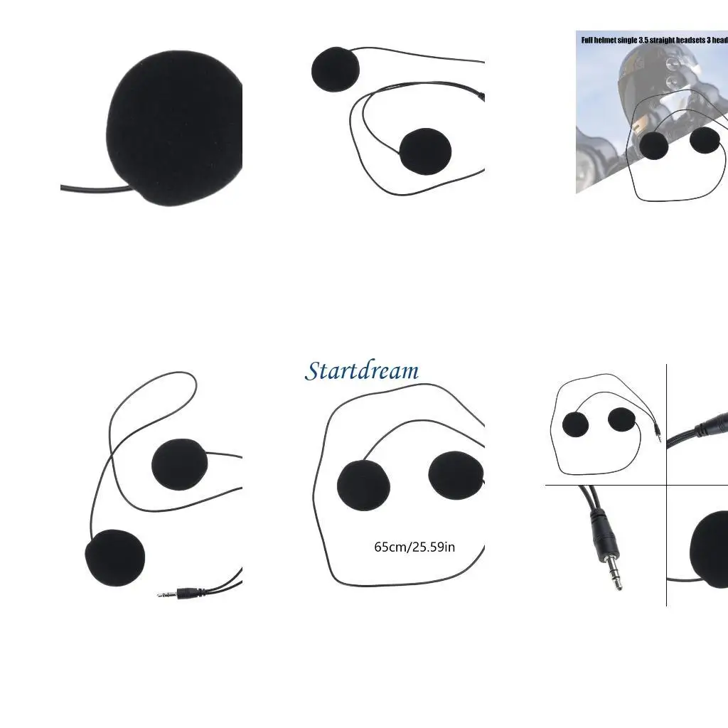 

Universal Fit 3,5 мм полноцветные мотоциклы наушники легко в киоске K92C