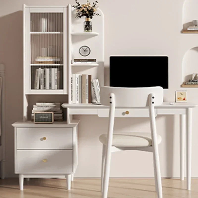 

Small Adjustable Gaming Desk White Reception Work Office Nail Desk Reception Modern Escritorios De Estudio Nordic Furniture