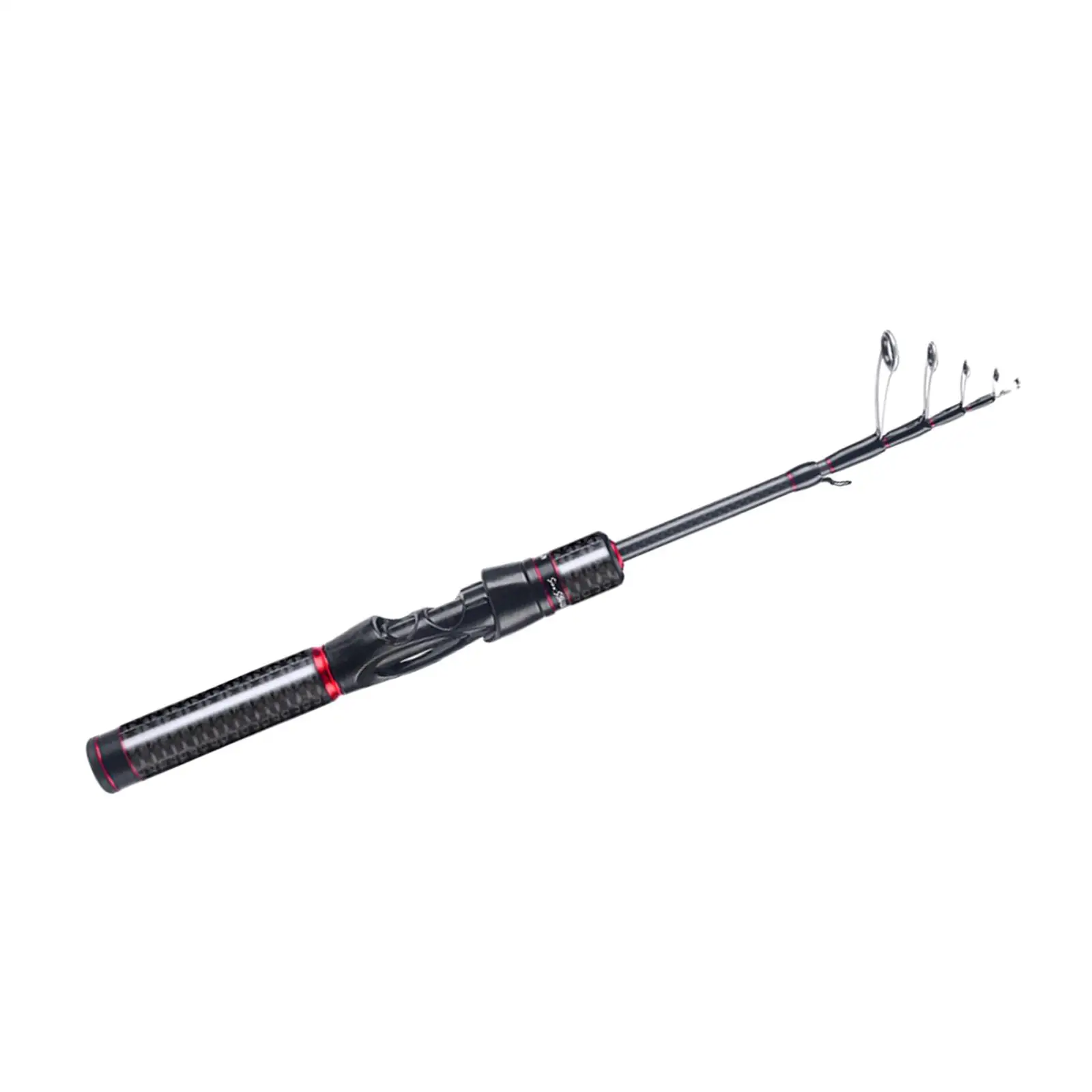 Carbon Fiber Fishing Rod Telescopic Fishing Pole Durable Retractable Handle Fishing Tool for Walleye Travel Salmon