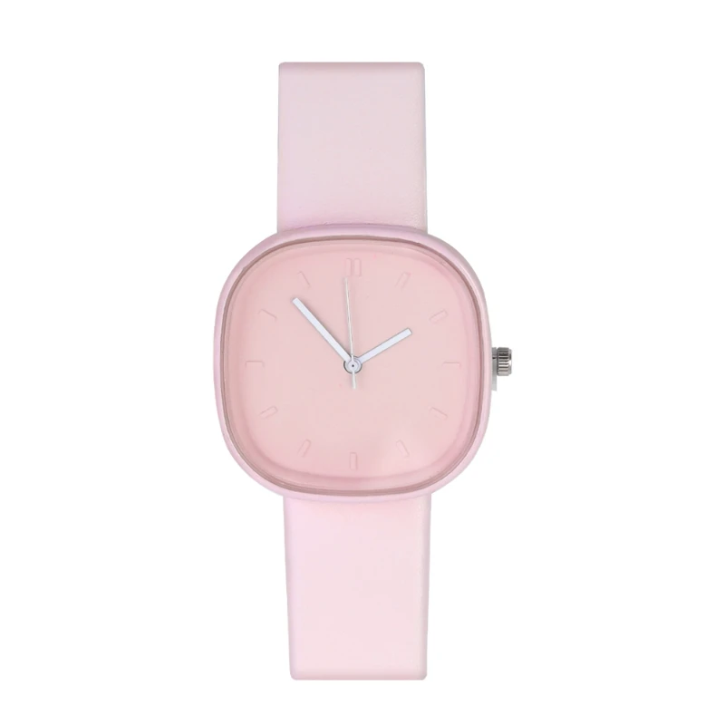 Summer Colors Watch Women Brand Quartz Watches Ladies PU Leather Watch Luxury Simple Wristwatch Clock Fashion And Casual