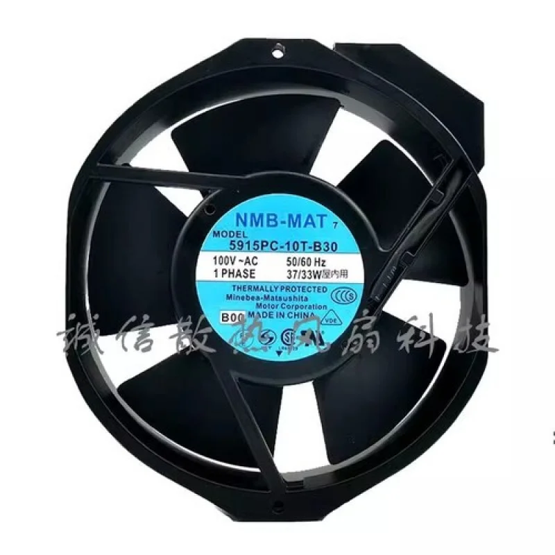 

C for NMB 5915PC-10T-B30 AC100V 37/33W High Airflow Cooling Fan