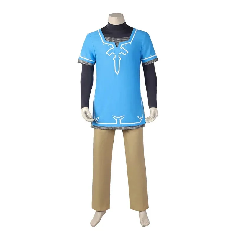 زيلدا: دموع المملكة لينك تأثيري حلي عباءة موحدة تي شيرت للكبار رجل هالوين كرنفال حفلة البدلة ir;l5