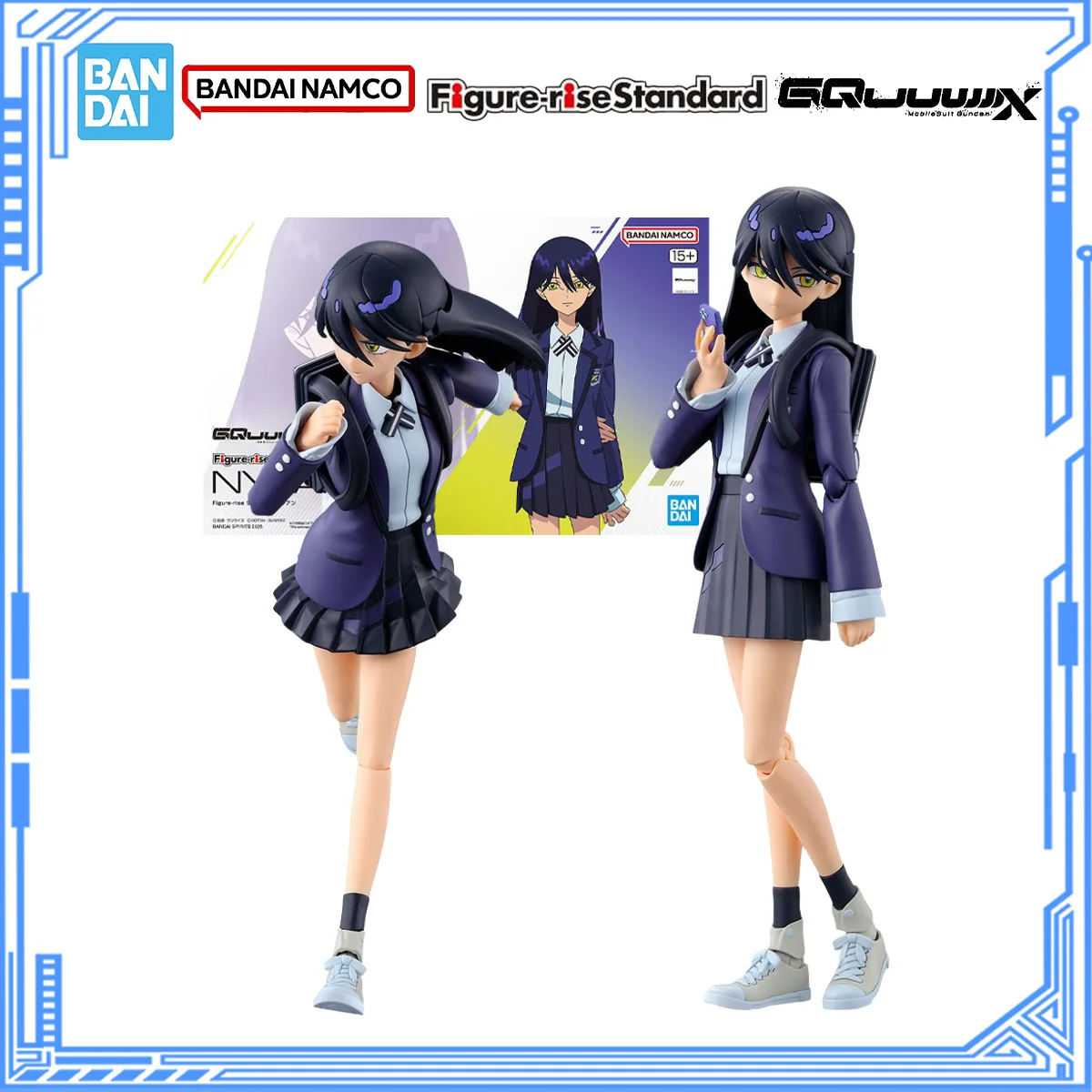 

Bandai натуральная модель Gundam Kit, стандартная фигурка Nyaan GQuuux, аниме-фигурка, фигурки, сборная модель, игрушки для мальчиков, подарки