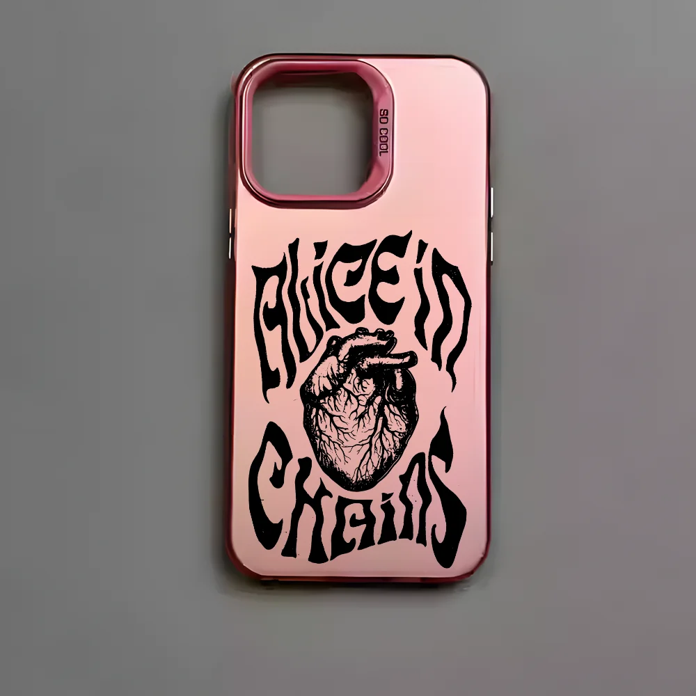 테크노 스파크 고 30C 20 10 7 포바 6 카몬 40 30 아이텔 P36 A48 S23 프로 4G 5G용 A-앨리스 인 C-체인즈 랩 폰 케이스 (무광택 후면 커버)