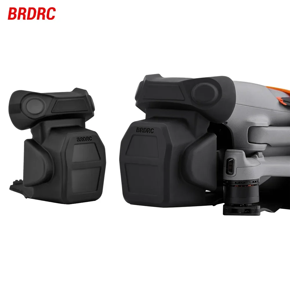 BRDRC Lens Cap for DJI Air 3S Drone Lens Protective Cover Gimbal Dustproof Anti-Knock Buckle Cap Cover Drone Accessories