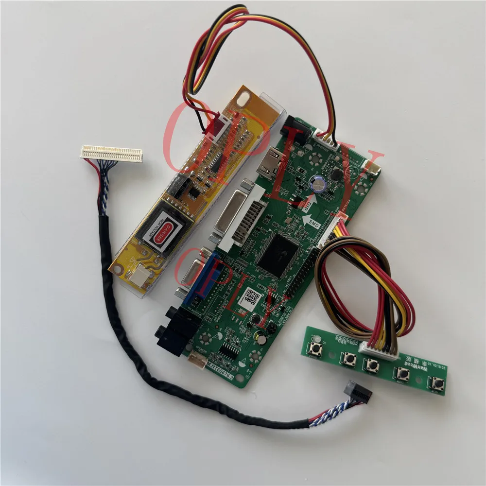HDMI-compatible VGA DVI M.NT68676 Controller board kit for N150X2 N150X3 QD15TL02 1024X768 15inch LCD display Screen LED monitor
