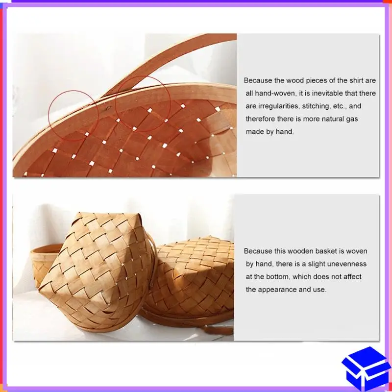 Reliable Handmade Rattan Storage Container Storage Basket Wooden Storage Basket With Handle Storage Container