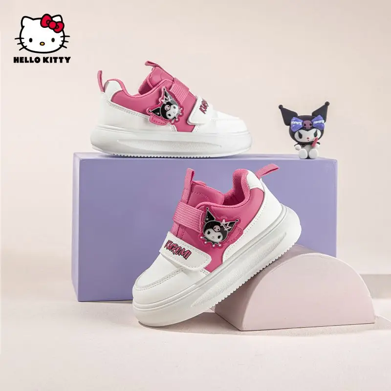 حار سانريو فتاة كورومي Kawaii موضة أحذية رياضية خفيفة الوزن طالب الربيع والخريف مواسم أنيمي الكرتون الطفل حذاء كاجوال