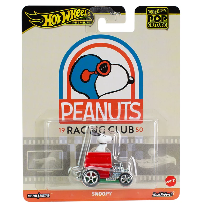 Hot Wheels Snoopy Racing Club 1:64 Diecast Car Toys for Boys