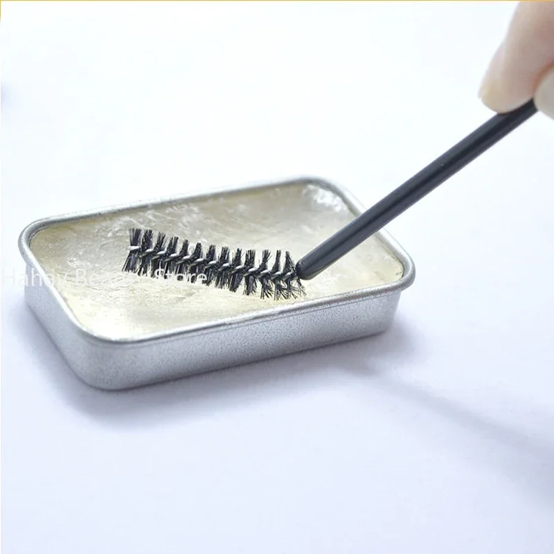 1Pcs Natural Transparent Pomade Eyebrow Styling Soap Brows Gel Wax Fixer With Brush Make-up for Women Eyebrow Cosmetics