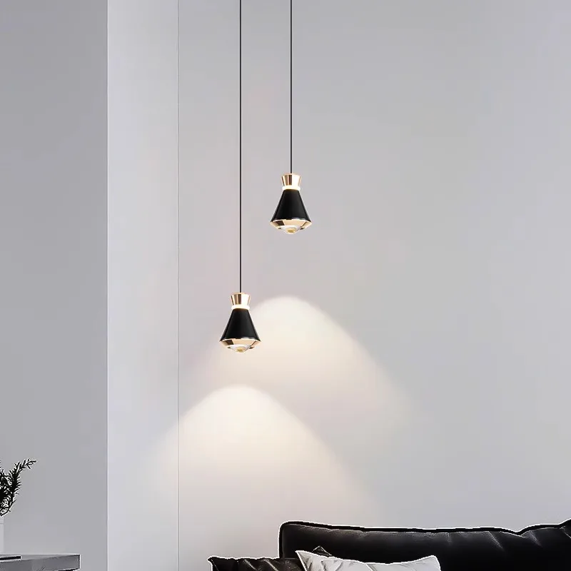 Bedroom Dining Pendant Lamp Bedside Long Line Pendant Lamp Light Luxury Modern Simplicity Creative Personality Artistic Lamp