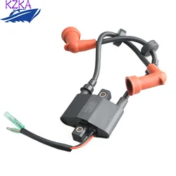 6B4-85570 Ignition Coil For Yamaha Outboard Engine 2 Stroke 9.9D 15D 6B3 6B4 New Model 6B4-85570-00 Boat Replaces Parts