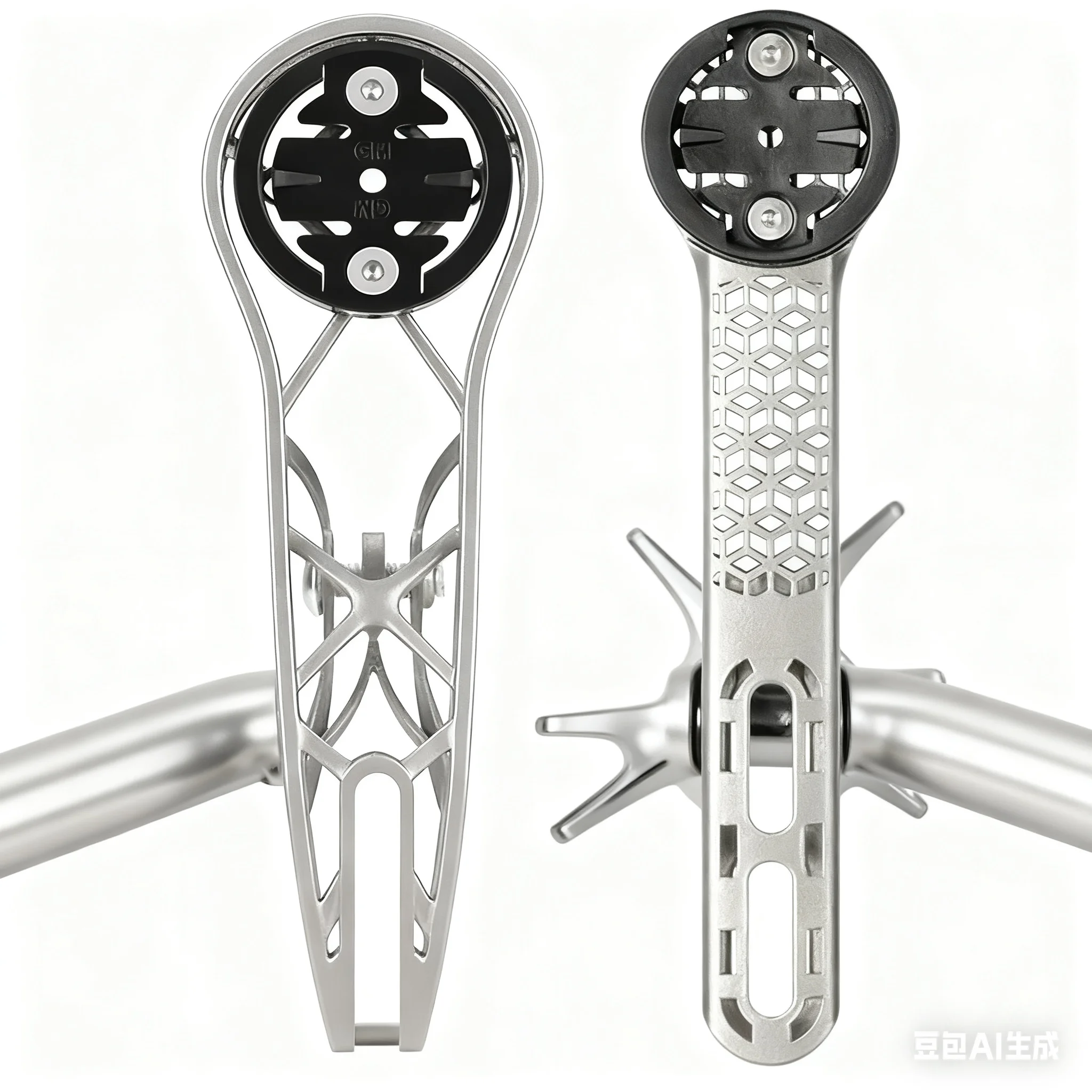 

Крепление для велосипедного компьютера, технология 3D-печати, сверхлегкий сплав TC4, совместимый с 2, 5-дюймовыми дорожными велосипедными компьютерами