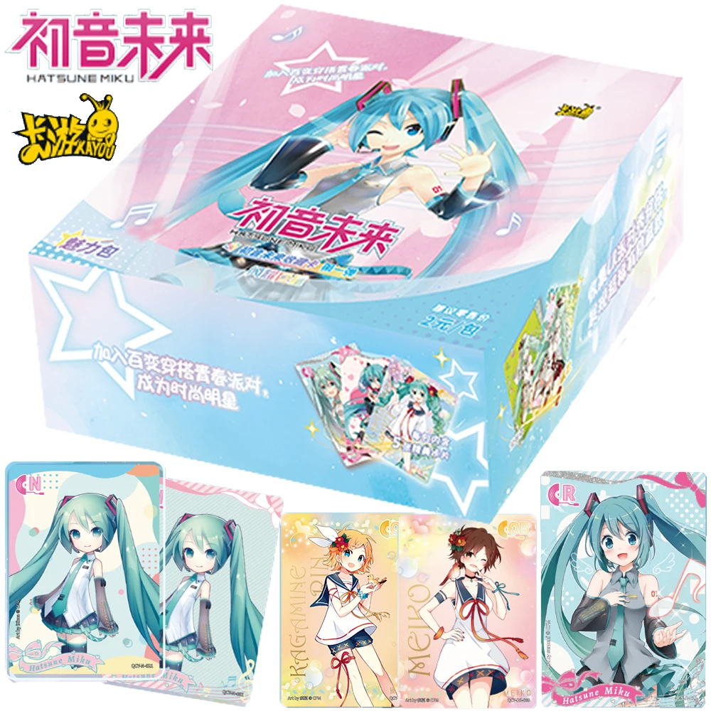 Genuine Kayou Hatsune Miku Card For Children Super Popular And Cute Idol Singer Exquisite Limited Game Collection Card Kids Toys