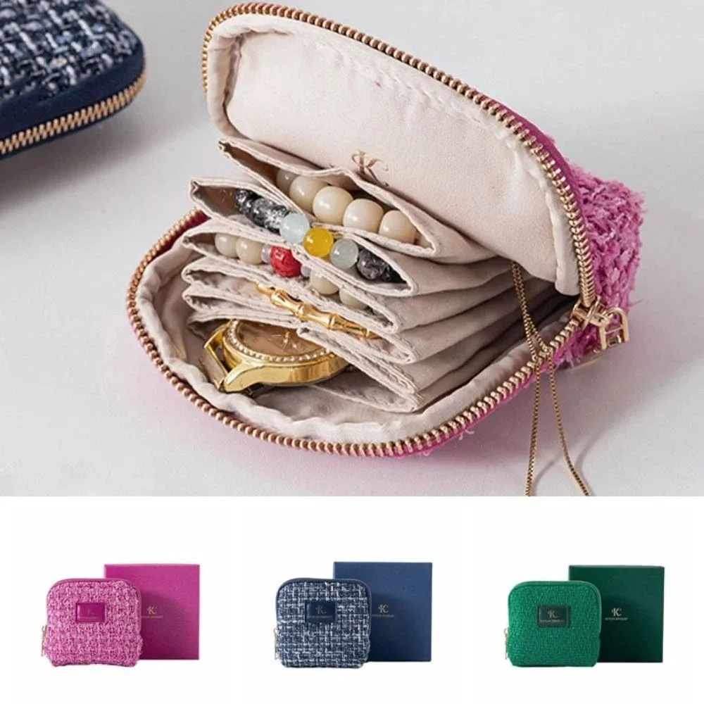 

Multi-layer Jewelry Packing Bag Bracelet Necklace Large Capacity Jewelry Storage Bag Organizer Earrings Rings