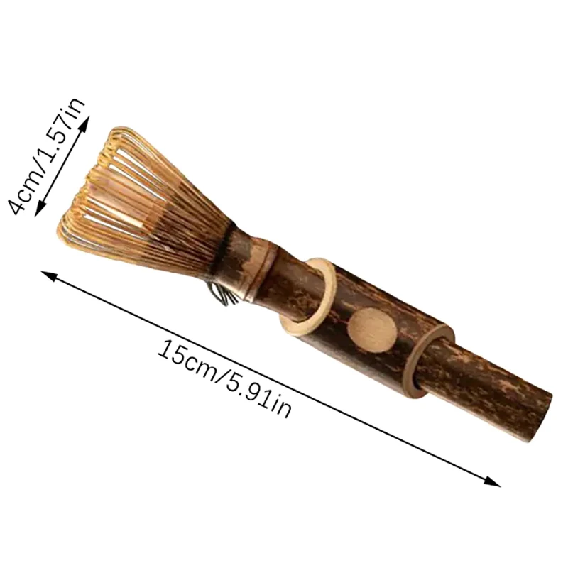 حفل خفق شاي خيزران عملي ، فرشاة شاي خضراء ، أداة Chasen ، فرش مطحنة ، خفق مسحوق ماتشا ، أدوات قهوة #4