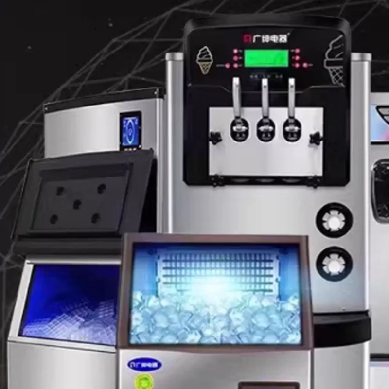 Professional High-Production 3-Flavor Gelato and Soft Serve Commercial Ice Cream Machine for Sale