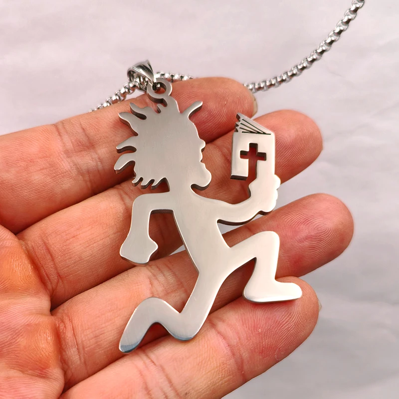 Choose Hatchetman Necklace Stainless Steel ICP Charms Juggalo Juggalette Pendant Chain 3mm 30inch