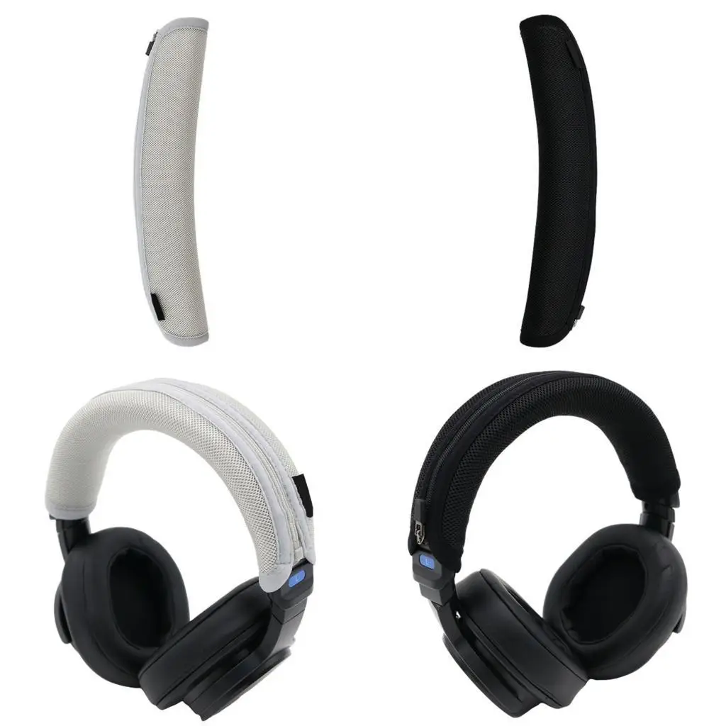 

Y1UB Breathable Headphone Headband Cover With Quick Zippers Removal Universal Fit for MDRM1 Earphones Headbeam Sleeve