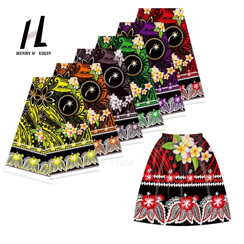 

Low Moq Customize Digital Print Cheap Polyester Clothing Fabric Island Style Printed Flower Fabric Women Dress Shirt