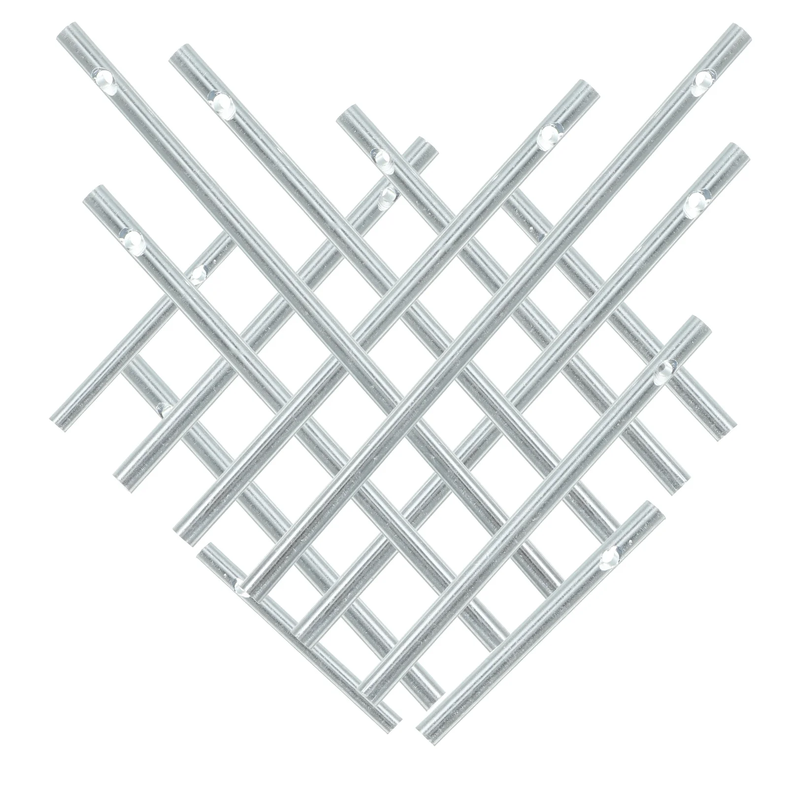 

2 set 2 Sets Aluminum Tubes Pre Drilled Easy Hanging DIY Supplies Outdoor Chime Supplies Kids Toy Metal Kid Toy Pipe