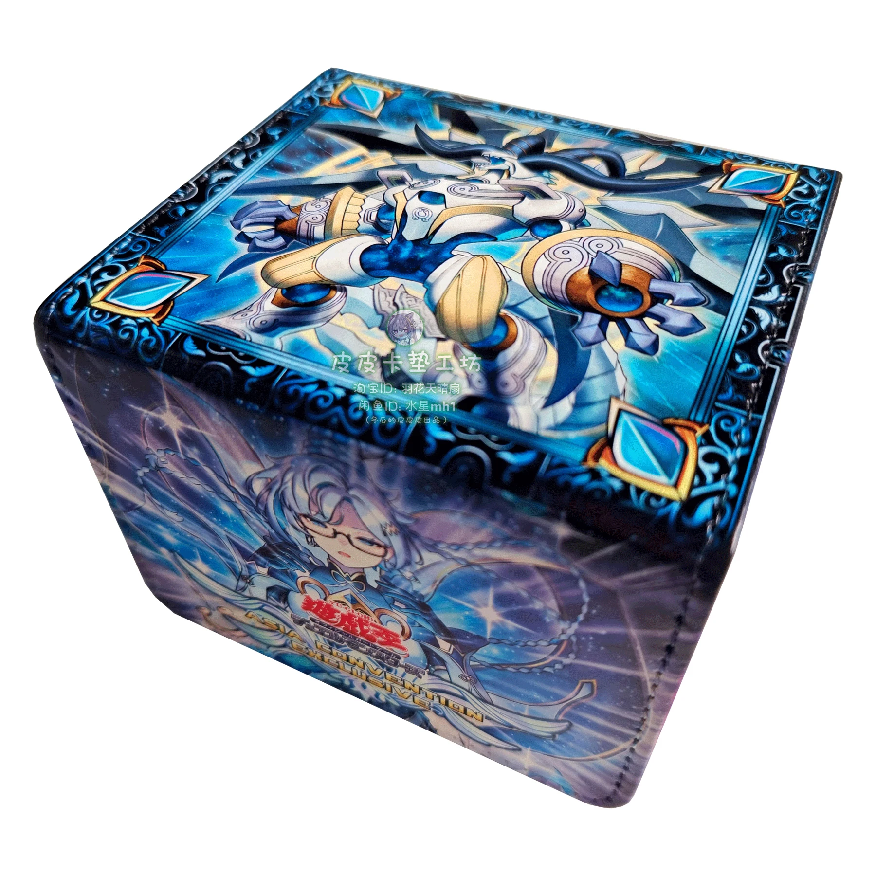 

Ю-Ги-Оо своими руками собственного производства! Коробка для хранения карт Rahu Dracotail Ygo Dracotail Arthalion, кожаная коллекционная защитная коробка для карт, подарочные игрушки