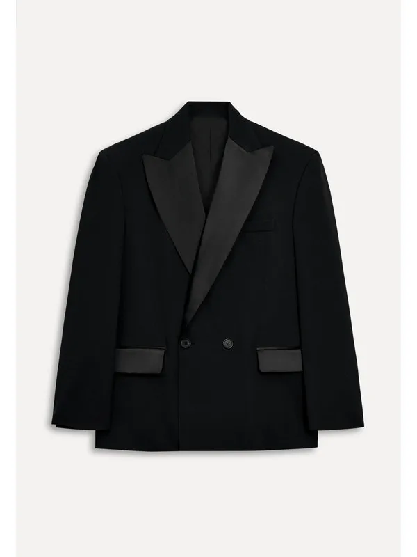 Casual Loose Double-Breasted Suit Jacket Women's New Arrival Autumn Season Splicing Style Comfortable Quality Fashionable Out...