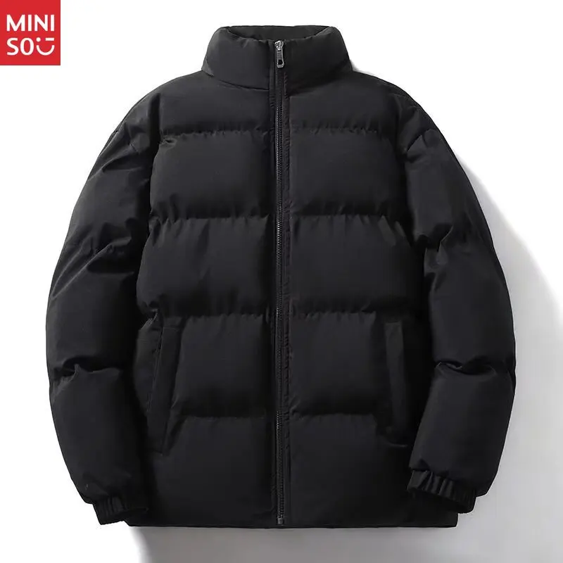 ملابس مبطنة شتوية سميكة أسفل سترات مبطنة للرجال والنساء فضفاضة كبيرة الحجم للأزواج سترات مبطنة ملابس خبز للشباب #1