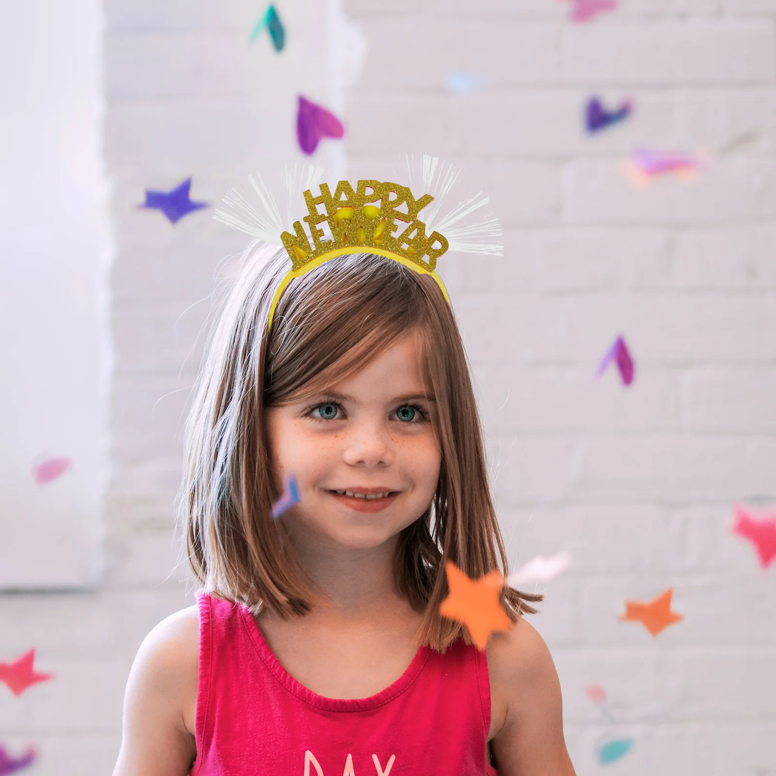 4 قطعة عصابات رأس من الألياف المضيئة أطواق شعر بصرية ممتازة لحفلة رأس السنة الجديدة ملحقات توهج التأثيرية مقاس واحد يناسب البالغين