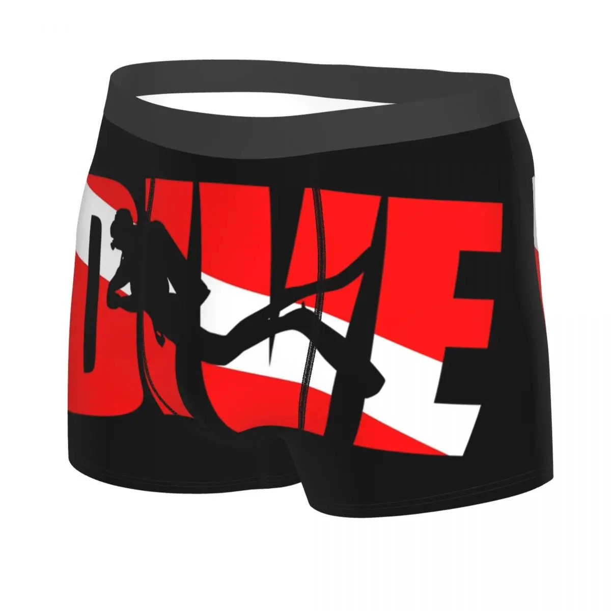 Custom Dive Diver Scuba Diving Underwear Men Sexy Print Customized Boxer Shorts Panties